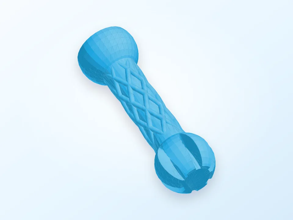 Flexible holding hose 3D model preview