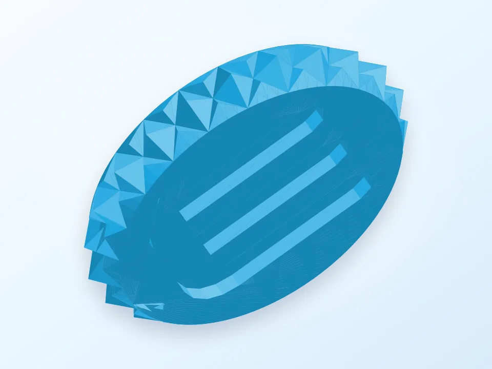 Knurled surface finishing library 3D model preview
