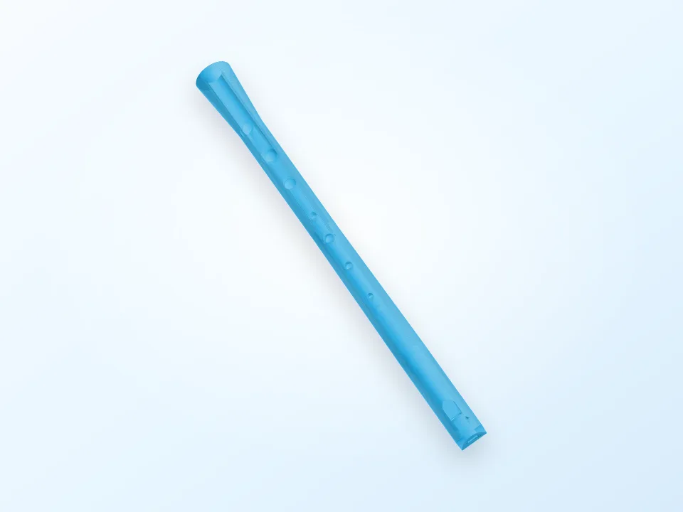 Alto(+8) recorder, cylindrical bore 3D model preview