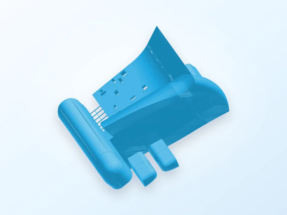 Ronchamp by Le Corbusier 3D model preview