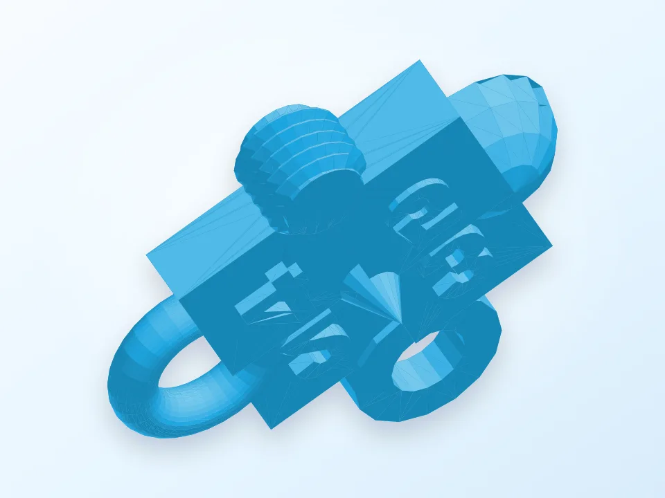 Test Part - Small (33mm x 33mm) 3D model preview