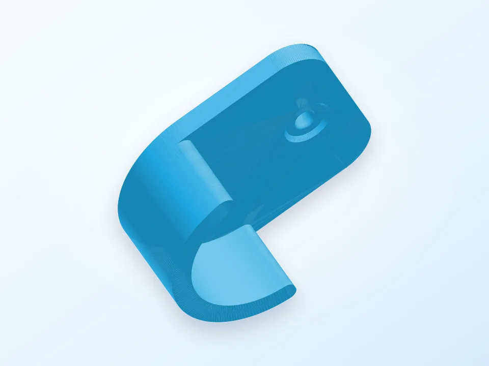 Rod Wall Mount 3D model preview