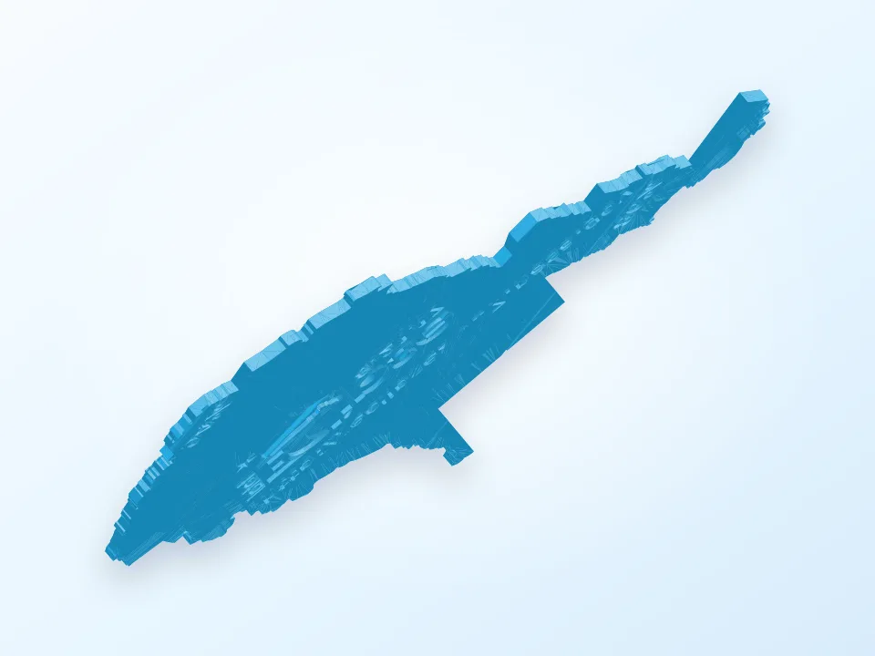 Eclipse 2017 - West Virginia 3D model preview