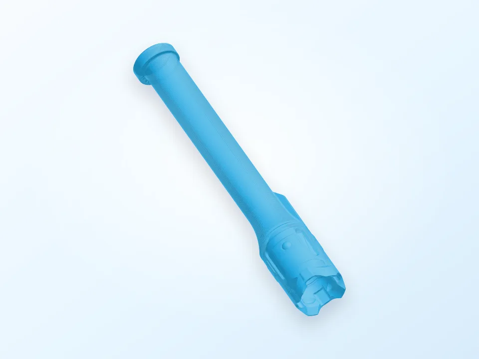 Mars 2020 sample tube 3D model preview