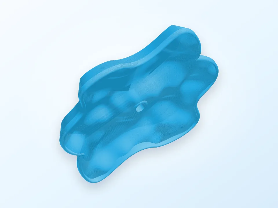 Generated preview of a shallow garden watering dish for pollinators