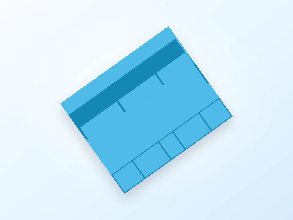 Generated preview of a compact desk stationery organizer
