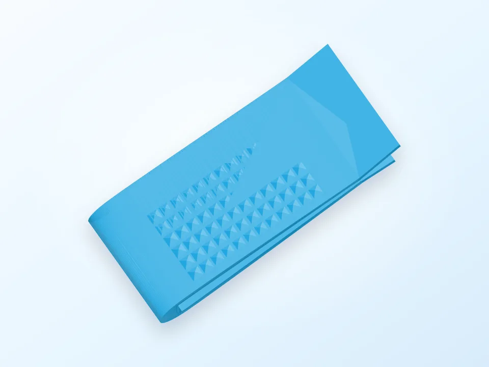 Generated preview of a slim money clip