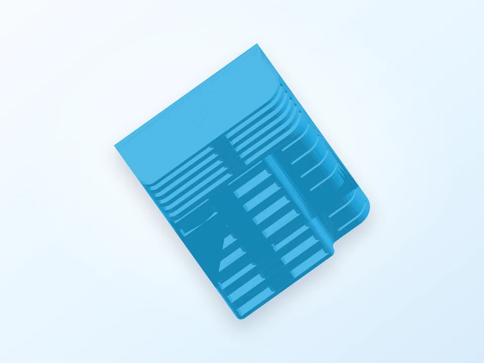 USB, SD, & Micro SD Card Holder 3D model preview