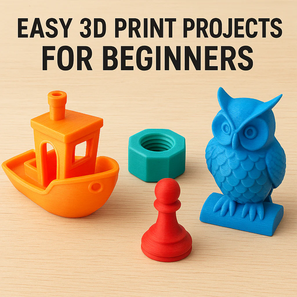 35 Easy 3D Print Projects for Beginners (2026) 🚀 - 3D Printed