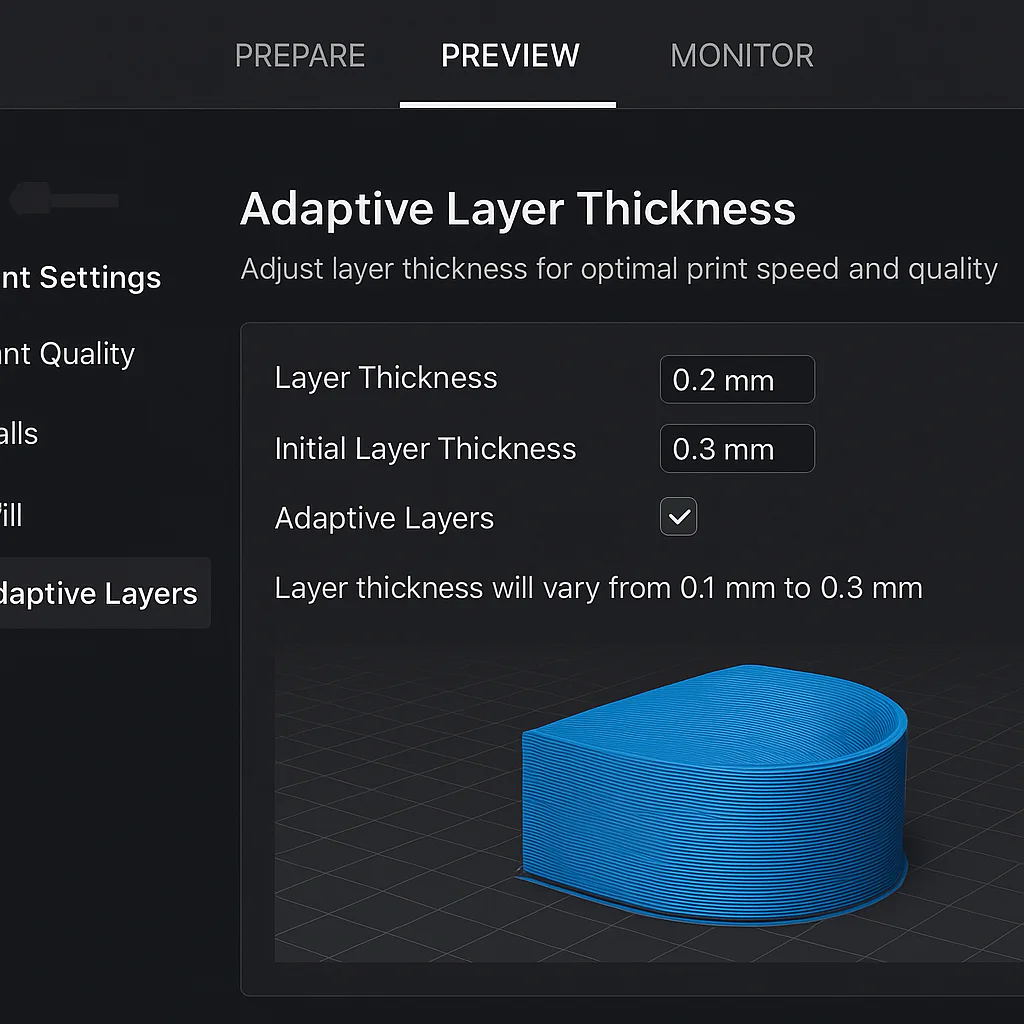 🚀 7 Adaptive Layer Thickness Secrets to Print Faster & Smother (2026 ...